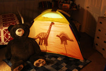 Load image into Gallery viewer, Black Forest Theater Presents - DINOSAURS Interactive Shadow Puppet Book with Puppets